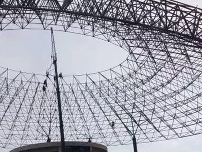 禹州篮球馆球形网架厂家价格